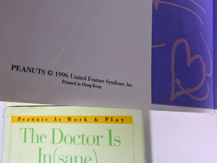 Just Added - Vintage Peanuts Charlie Brown Miniature Gift Book Big Lot Of 12, Have Another Cookie, A Good Caddie Is Hard To Find, Our Lines Must Be Crossed, Me Stressed Out, Lifes Answers, Love Isnt Easy [Photo 7]