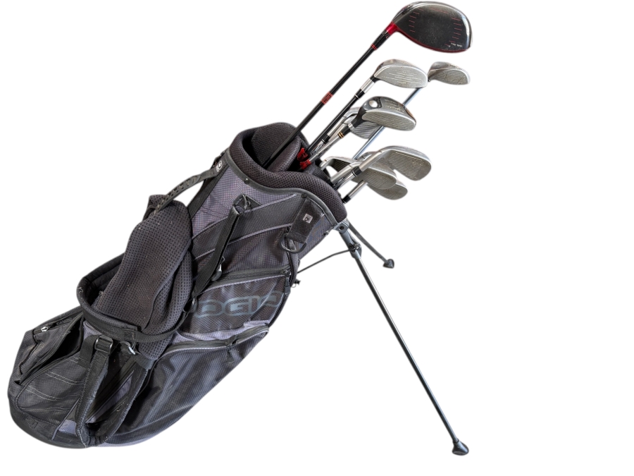 Just Added - Set of TaylorMade and Callaway Golf Clubs with Golf Bag