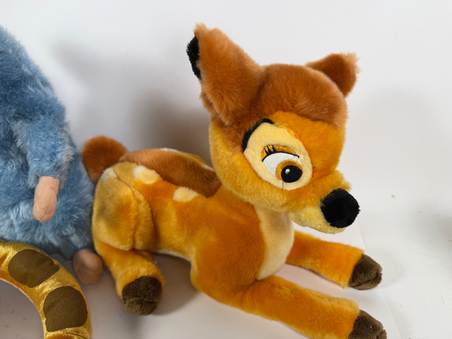 Just Added - Disney Store Stuffed Animal Plush Big Lot Of 7, Winnie The Pooh Eeyore Reindeer Costume, Ratatouille Remy, Lilo And Stitch, The Jungle Book Kaa Snake, King Louie, Snow White Grumpy [Photo 6]