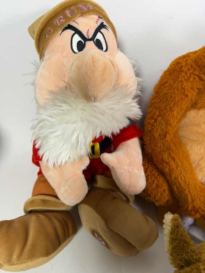 Just Added - Disney Store Stuffed Animal Plush Big Lot Of 7, Winnie The Pooh Eeyore Reindeer Costume, Ratatouille Remy, Lilo And Stitch, The Jungle Book Kaa Snake, King Louie, Snow White Grumpy [Photo 5]