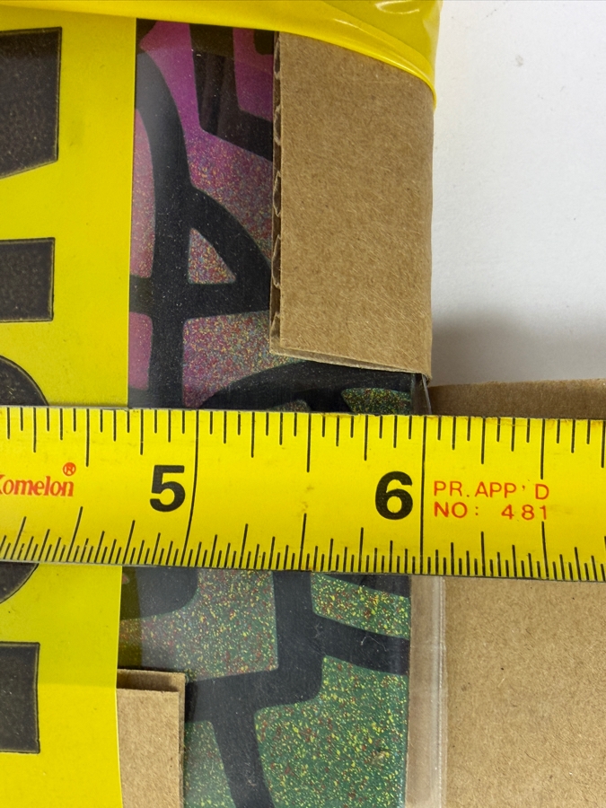 Just Added - Santos Orellana (B. 1974, American) Urban Pop Artwork On Board with Artist Embellished Caution Tape Packaging 'The Art Of Santos' 8' X 6' [Photo 6]