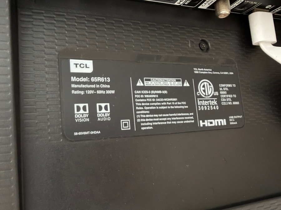 Just Added - TCL 65R613 65 Inch 6 Series 4K UHD Dolby Vision HDR Roku Smart TV, Full Array LED Backlighting High Motion Rate 120 Home Theater Television Display [Photo 4]