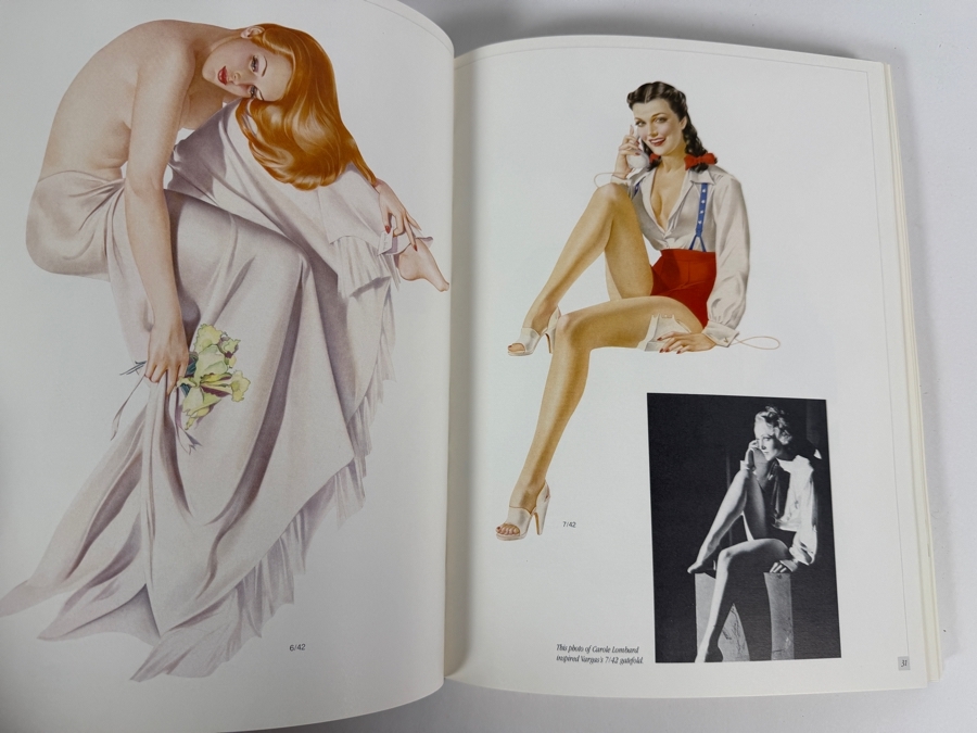 Just Added - Varga The Esquire Years A Catalogue Raisonne Hardcover Book 1987 Alberto Vargas Pin Up Girl Art Illustrated Foreword By Kurt Vonnegut Alfred Van Der Marck Editions First Printing [Photo 6]