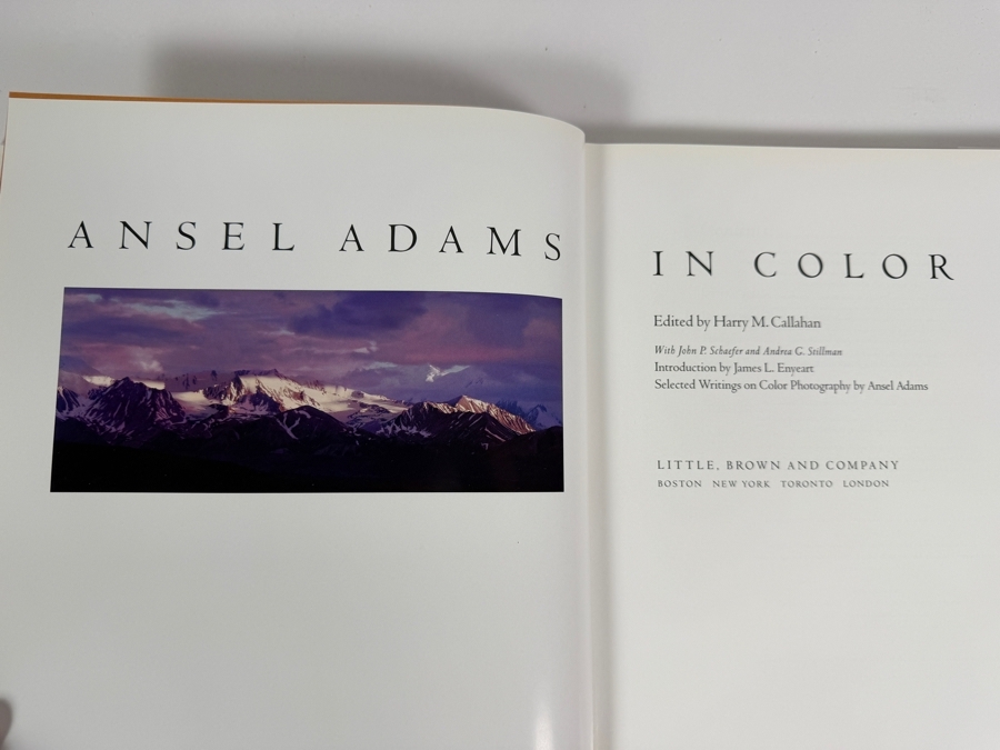 Just Added - Ansel Adams In Color 1993 Hardcover Photography Art Book [Photo 3]