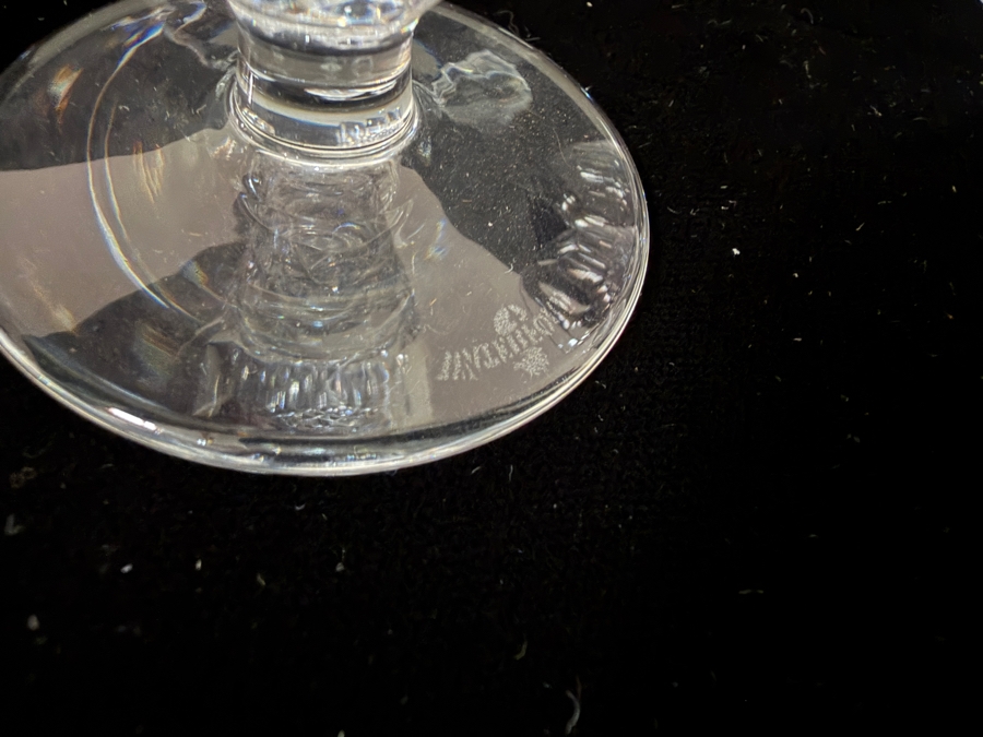 Just Added - Small Waterford Crystal Colleen Short Stem Sherry Port Wine Glasses Set Of 8, Hand Cut Olive Diamond Pattern 4.25'H [Photo 8]