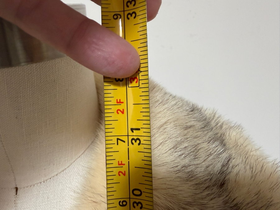 Just Added - Graf's Furs La Jolla Vintage Black Persian Lamb And Blonde Cross Mink Trim Car Coat 32'L [Photo 8]