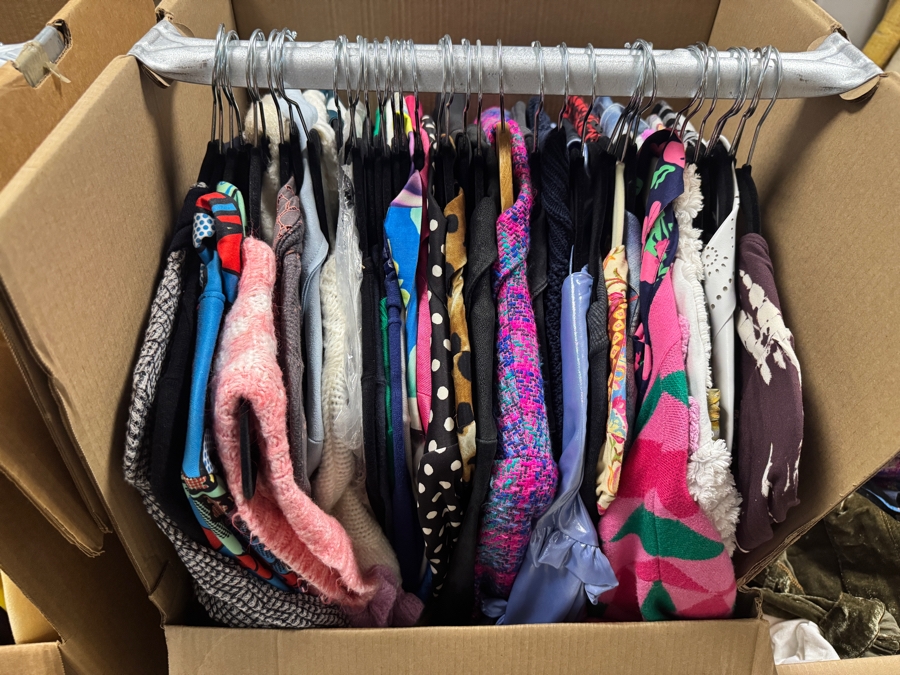Just Added - Women's Clothing Reseller Lot Size S / XS Blouses, Jackets, Sweaters and Last Box All Leggings [Photo 3]