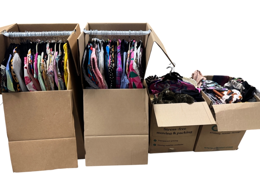 Just Added - Women's Clothing Reseller Lot Size S / XS Blouses, Jackets, Sweaters and Last Box All Leggings