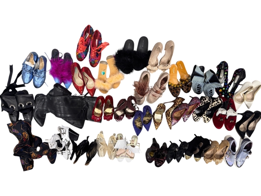 Just Added - Women's Designer Fashion Shoes Bulk Reseller Lot Mixed Brands Heels Boots Flats Sandals Mostly Size 7.5