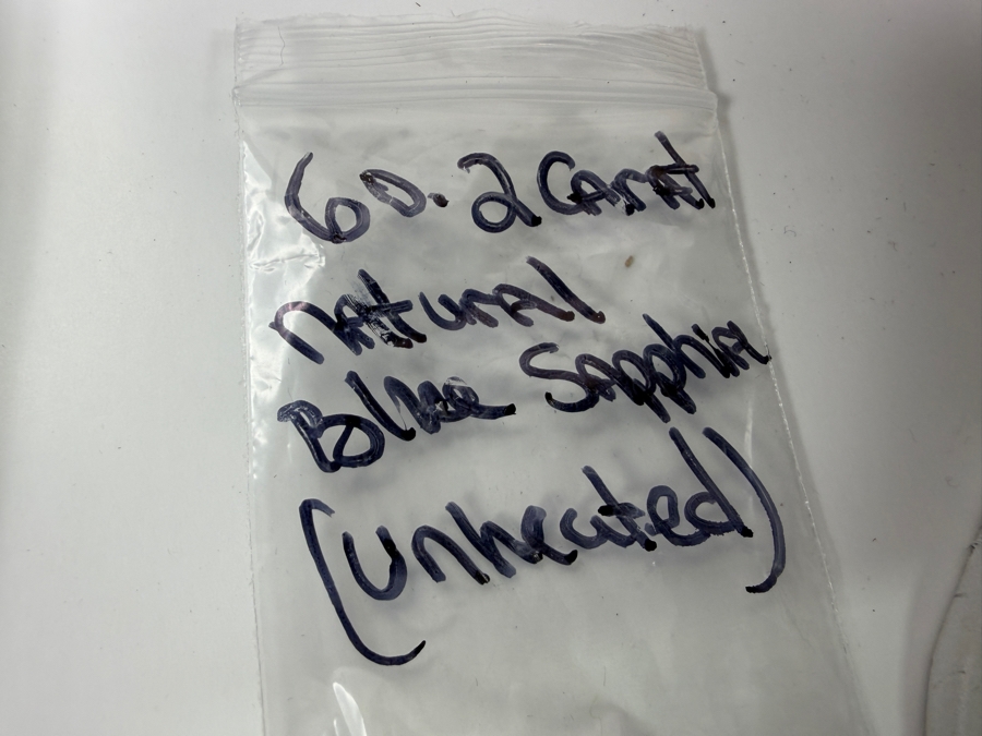 Just Added - 60 Carat Natural Blue Sapphire (Unheated) 12.0g [Photo 8]