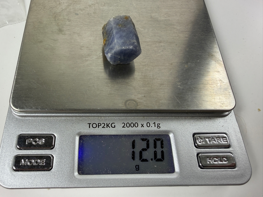 Just Added - 60 Carat Natural Blue Sapphire (Unheated) 12.0g [Photo 9]