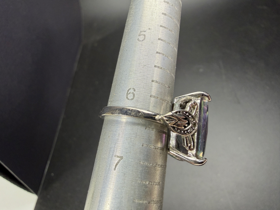 Just Added - (6) Sterling Silver Rings - See Photos for Sizes - 21.2g [Photo 11]