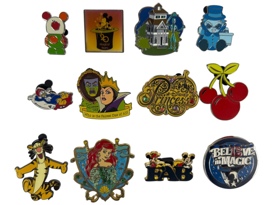 (12) Vintage Disney Trading Pins