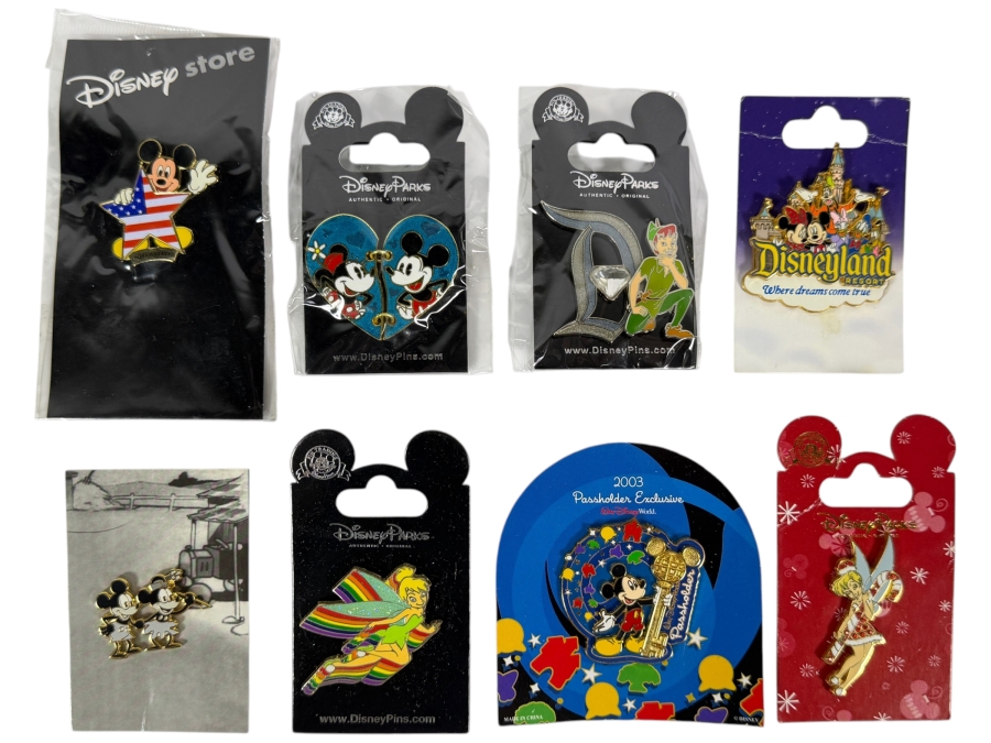 (8) Vintage Disney Trading Pins
