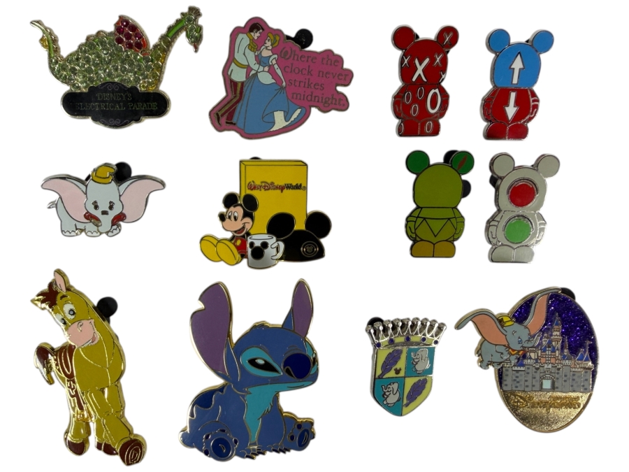 (12) Vintage Disney Trading Pins
