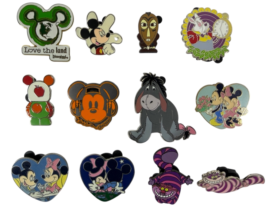(12) Vintage Disney Trading Pins