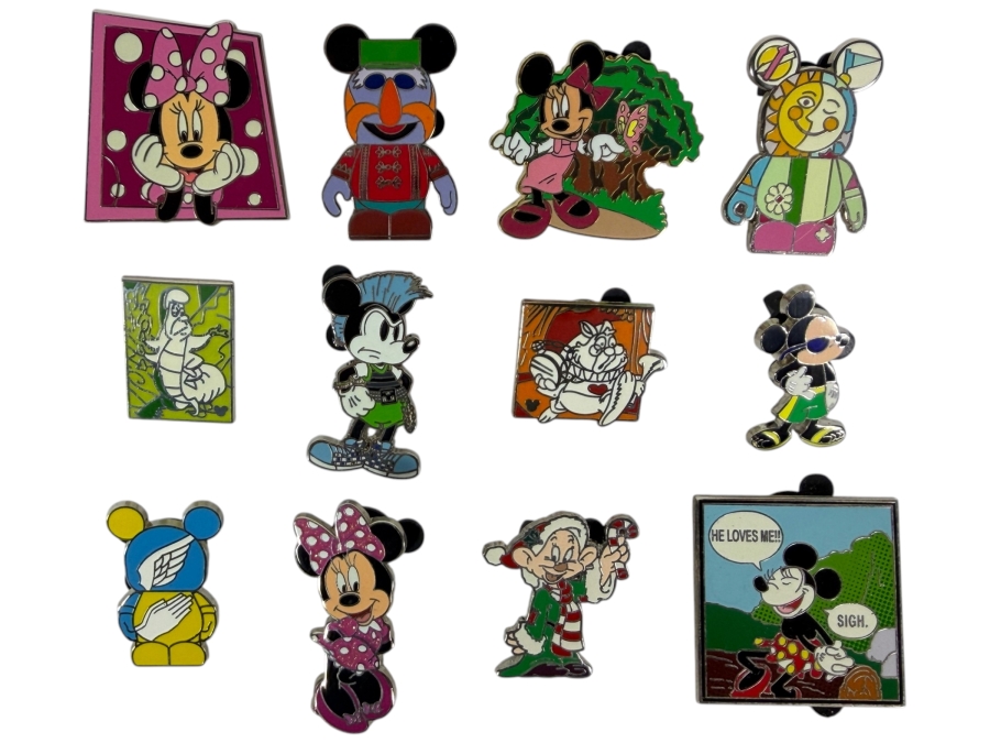 (12) Vintage Disney Trading Pins