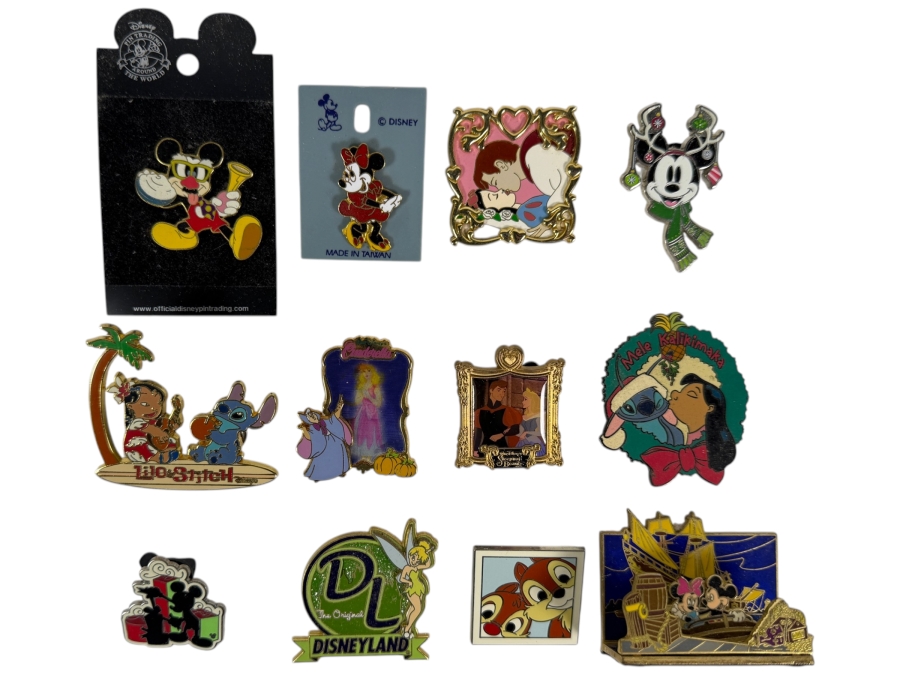 (12) Vintage Disney Trading Pins