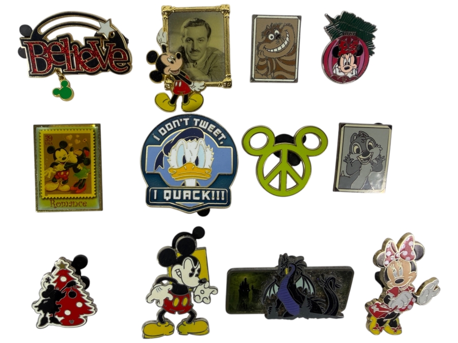 (12) Vintage Disney Trading Pins