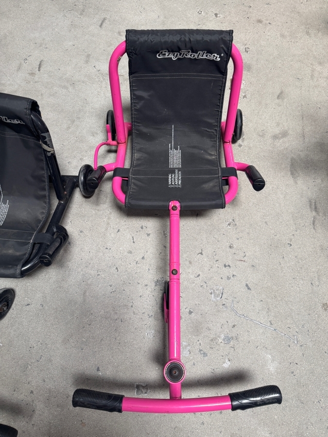 Just Added - Two EzyRoller Classic Ride-On Scooters In Black Magic And Princess Pink [Photo 3]