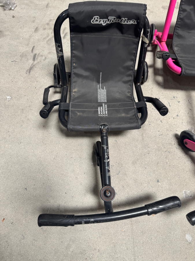 Just Added - Two EzyRoller Classic Ride-On Scooters In Black Magic And Princess Pink [Photo 2]