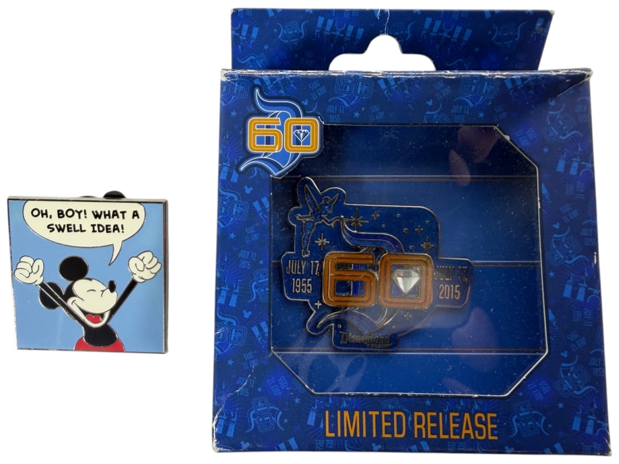 Pair of Limited Release Disney Trading Pins