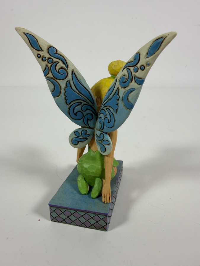 Jim Shore Disney Traditions 'Pixie Pose' Tinker Bell Figurine with Original Box 5H [Photo 4]