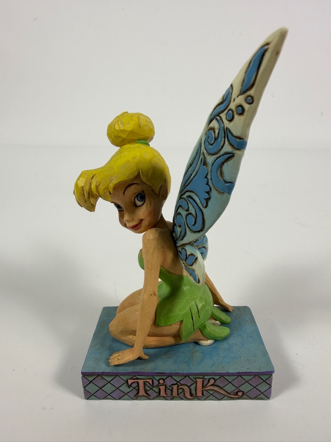 Jim Shore Disney Traditions 'Pixie Pose' Tinker Bell Figurine with Original Box 5H [Photo 3]