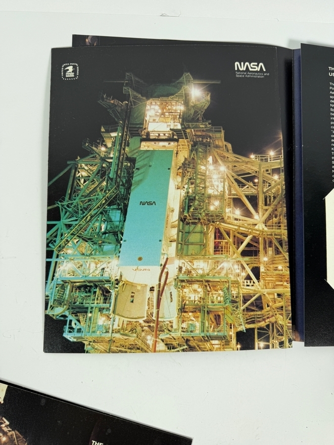 (3) Vintage 1983 Limited Edition STS-8 Flight First Day Covers Booklets Featuring the Space Shuttle Challenger with Special Postmarks from the Launch on August 30, 1983 - These Covers Were Flown Into Space During the STS-8 Mission [Photo 8]