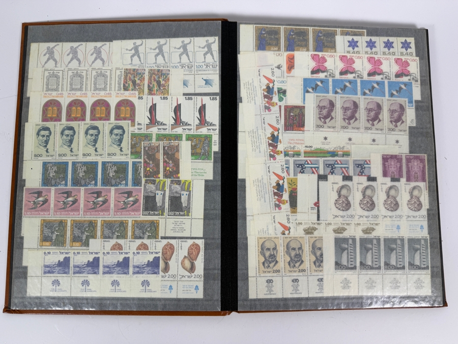 Collection of Mint Israeli Postage Stamps Featuring Marc Chagall Tribes of Israel Mint Stamps - Multiple Pages of Mint Stamps - See Photos [Photo 20]