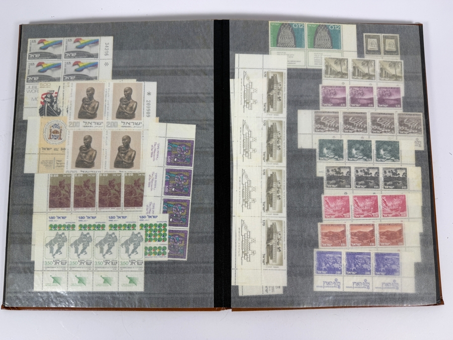 Collection of Mint Israeli Postage Stamps Featuring Marc Chagall Tribes of Israel Mint Stamps - Multiple Pages of Mint Stamps - See Photos [Photo 11]