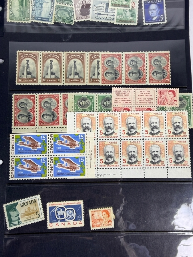 Collection of Mainly Mint Canadian Postage Stamps - See Photos [Photo 3]