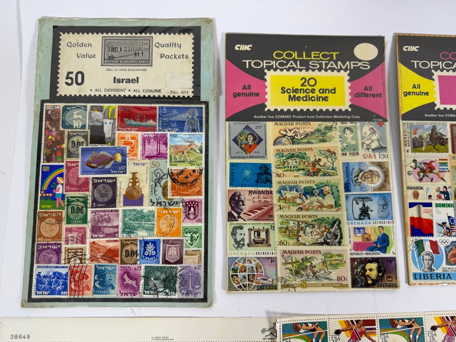 Collection of Mint and Postmarked Postage Stamps [Photo 2]
