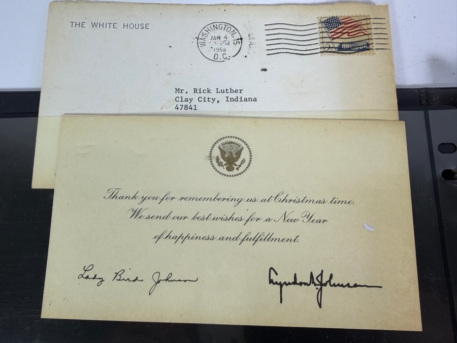 Collectible Binder Featuring Mint Postage Stamps, WWII German Stamps, Postcards, War Ration Books, WWII-era Aircraft Identification Cards, Perforated Initials (Perfin) Stamps and More - See Photos [Photo 5]