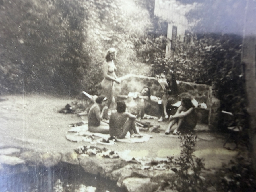 Collection of (15) Rare Vintage 1935 Bunnell Photo Shop B&W Photographs from the Zoro Garden Nudist Colony at the 1935 California Pacific International Exposition in San Diego's Balboa Park Where Visitors Paid 25 Cents to View the Performers 2 5/8 X 3 1/2 [Photo 12]