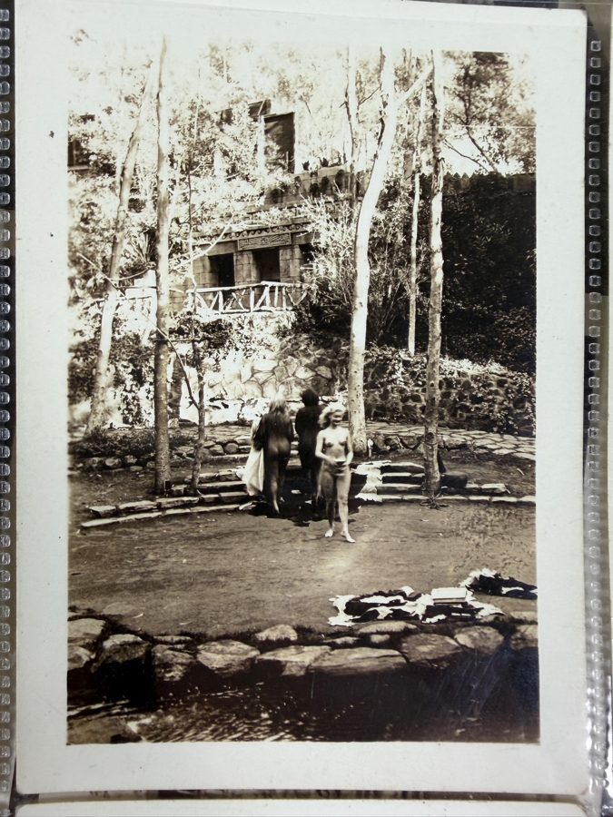 Collection of (15) Rare Vintage 1935 Bunnell Photo Shop B&W Photographs from the Zoro Garden Nudist Colony at the 1935 California Pacific International Exposition in San Diego's Balboa Park Where Visitors Paid 25 Cents to View the Performers 2 5/8 X 3 1/2 [Photo 18]