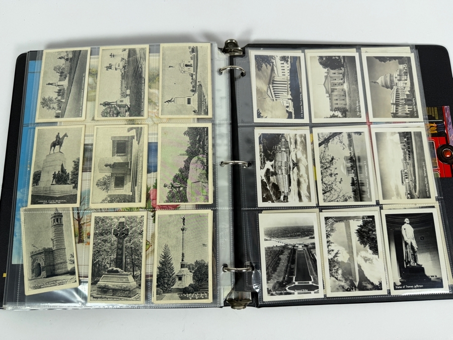 Collection of Vintage Postcards Including Movie Star Postcards and B&W Photographs - Multiple Pages in Binder - See Photos [Photo 18]