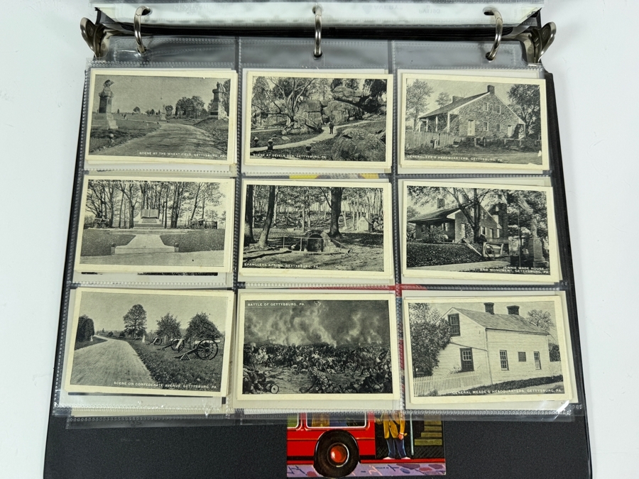 Collection of Vintage Postcards Including Movie Star Postcards and B&W Photographs - Multiple Pages in Binder - See Photos [Photo 17]