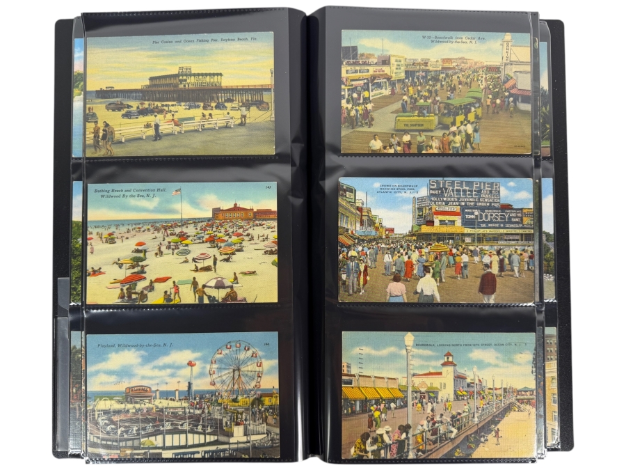 Collection of (239) Vintage Postcards Including Beach Towns, Tourist Destinations and More - See Photos