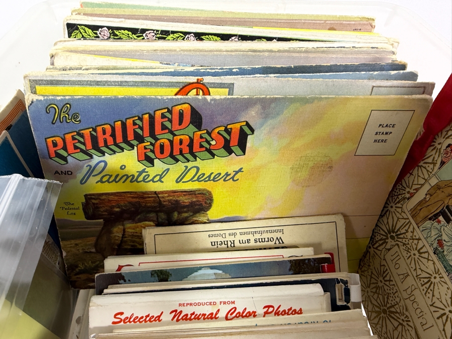 Collection of Vintage Postcards and Movie Star Photos - See Photos [Photo 4]