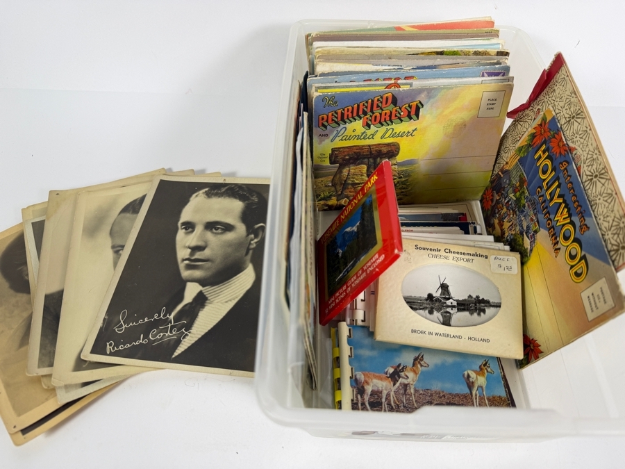 Collection of Vintage Postcards and Movie Star Photos - See Photos [Photo 25]