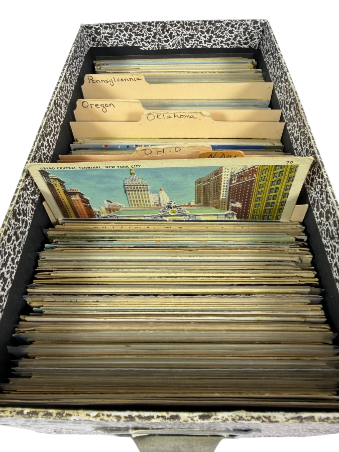 Collection of Vintage State Postcards Including New York, Ohio, Oregon, Pennsylvania and More