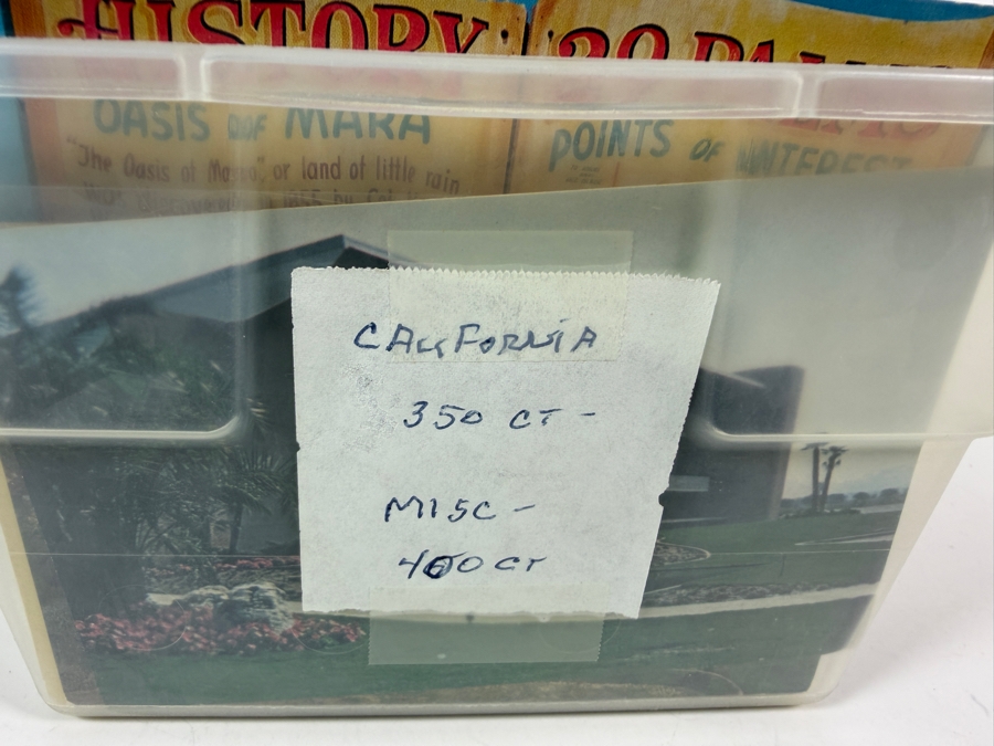 Collection of Approximately 350 Vintage California Postcards including First Day Covers and 400 Miscellaneous Vintage Postcards - See Photos [Photo 3]