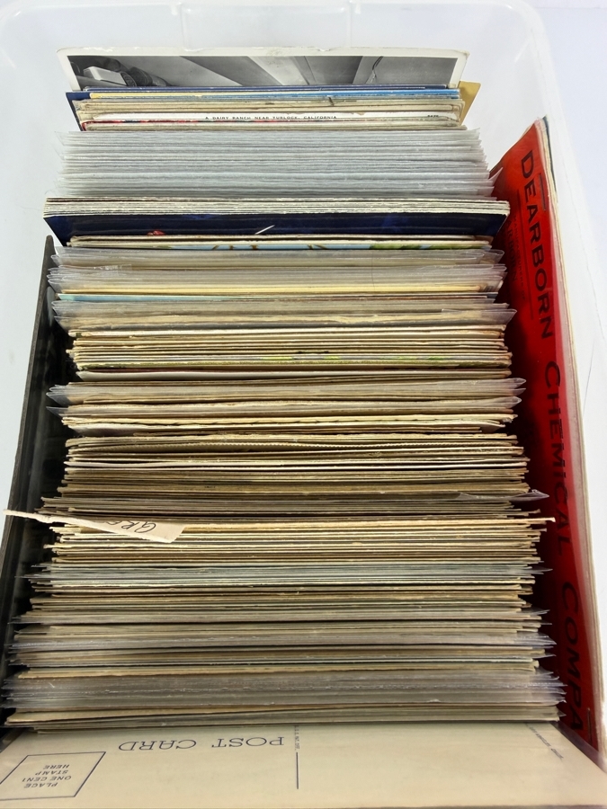 Collection of Approximately 350 Vintage California Postcards including First Day Covers and 400 Miscellaneous Vintage Postcards - See Photos [Photo 4]