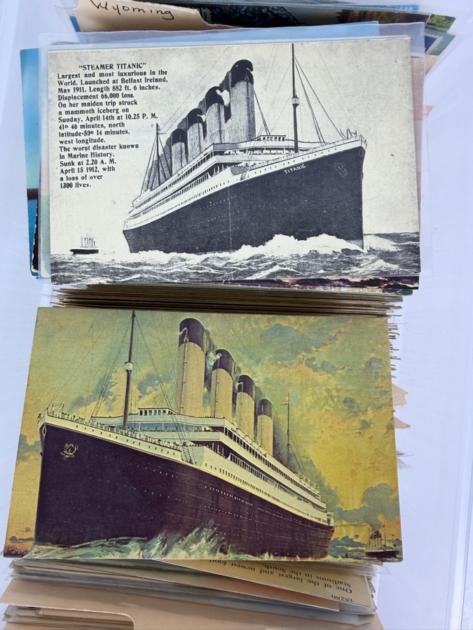 Collection of Vintage State and Boats/Ships Postcards - See Photos [Photo 8]