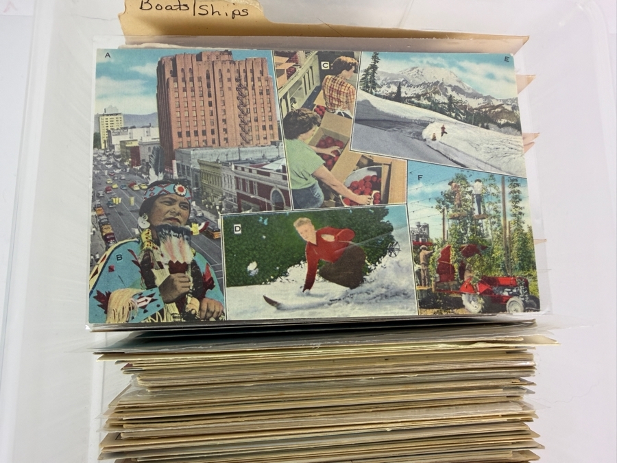 Collection of Vintage State and Boats/Ships Postcards - See Photos [Photo 6]