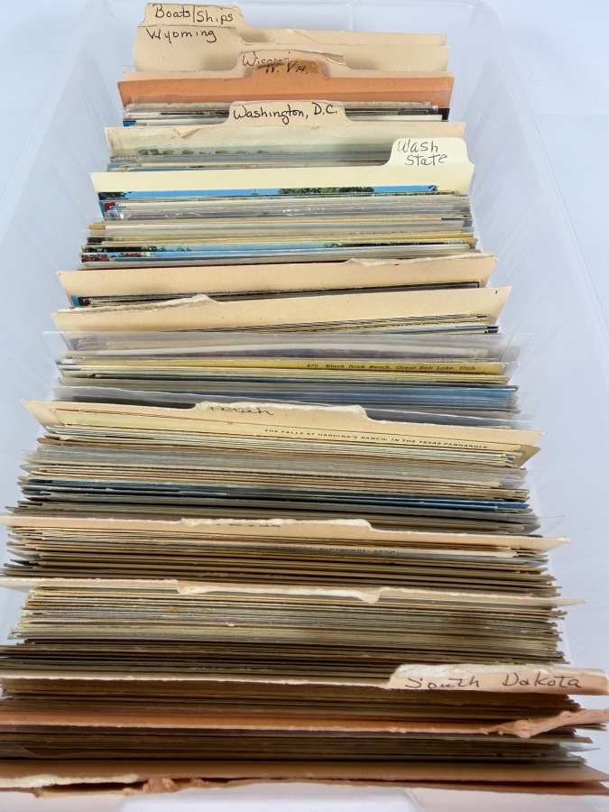 Collection of Vintage State and Boats/Ships Postcards - See Photos