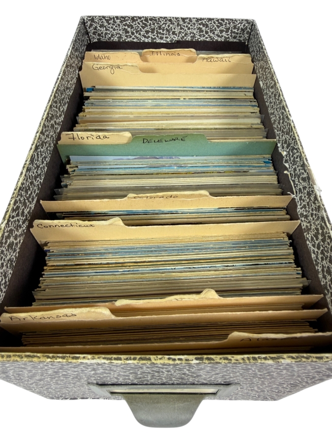 Collection of Vintage State Postcards From Various States Including Florida and Hawaii - See Photos
