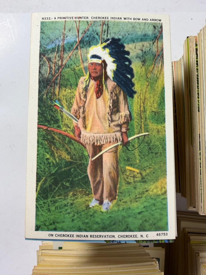 Huge Collection of Approximately (2,500) New Old Stock Linen Postcards Published by Asheville Postcard Co., Asheville, NC - See Photos for Small Sample Of the Lot [Photo 4]