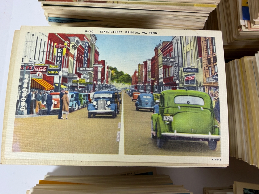 Huge Collection of Approximately (2,500) New Old Stock Linen Postcards Published by Asheville Postcard Co., Asheville, NC - See Photos for Small Sample Of the Lot [Photo 8]